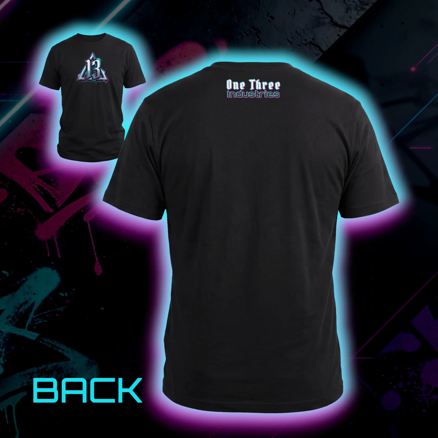 OTI- Glitch Graffiti Style T-Shirt