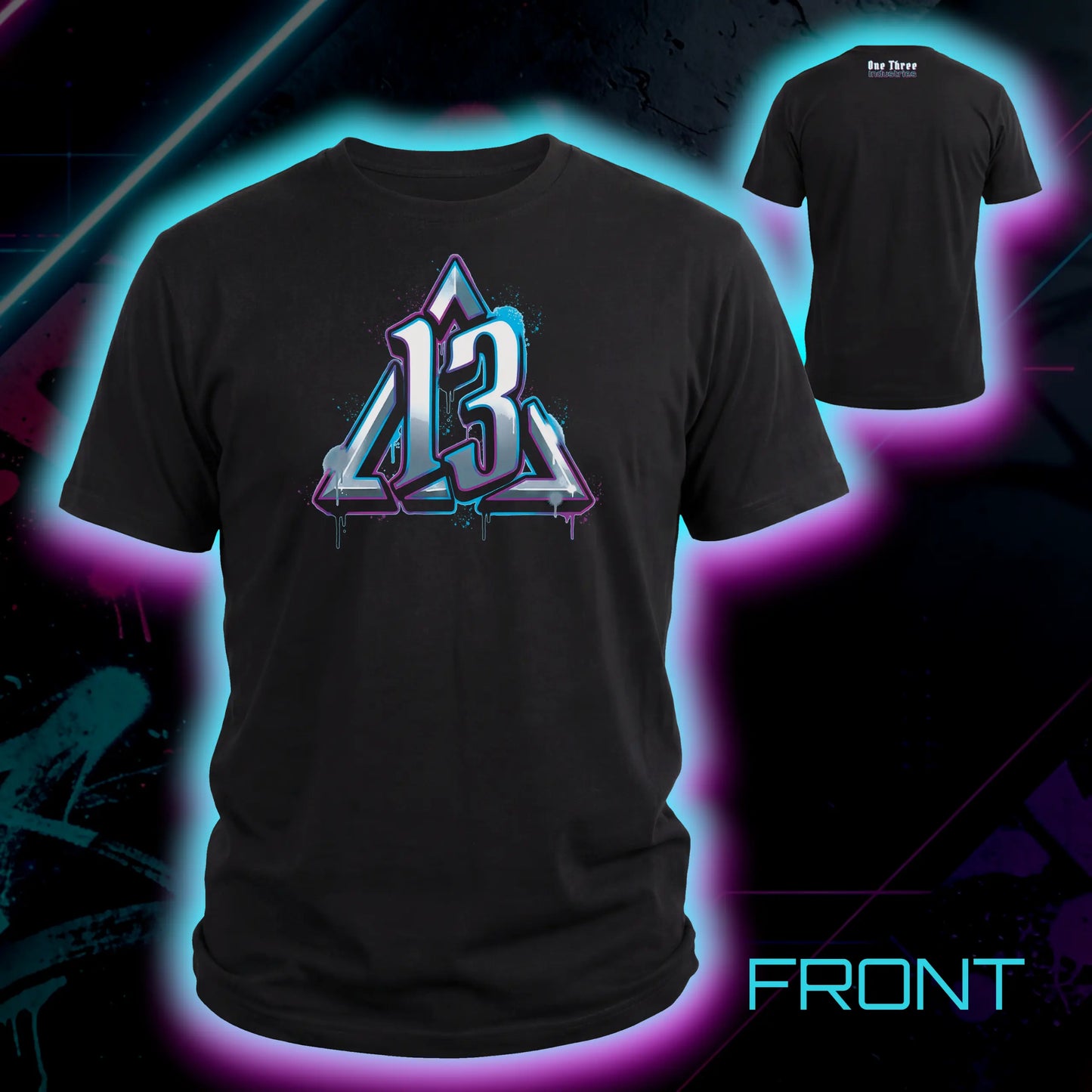 OTI- Glitch Graffiti Style T-Shirt