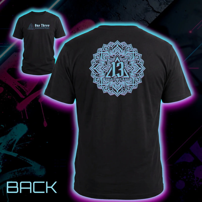 OTI- GLITCH_MANDALA T-SHIRT